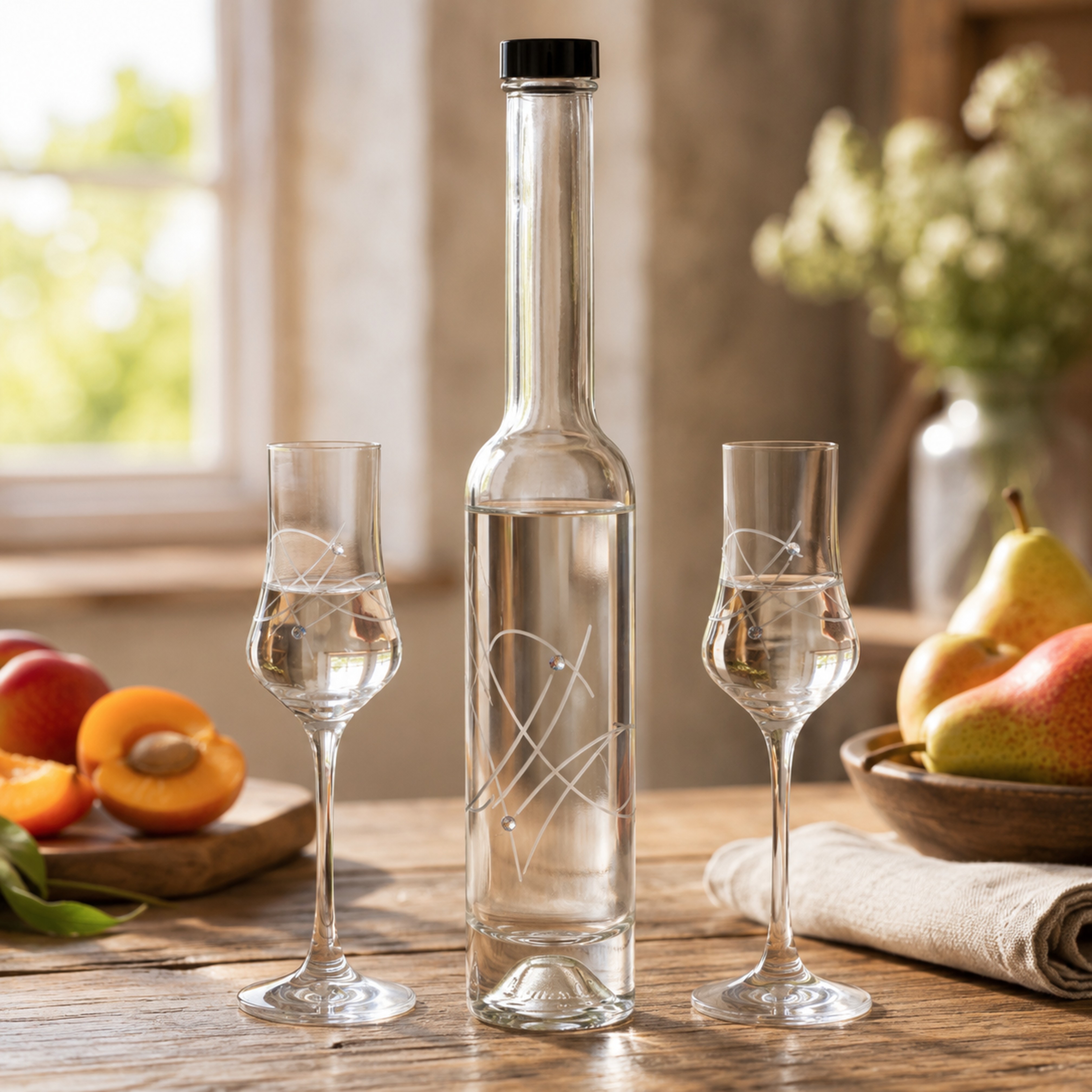 Set na pálenku Pllatina a grappa poháre 27181