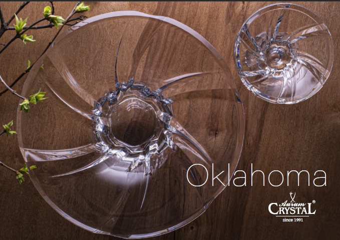 Aurum Oklahoma váza 32 cm Amethyst