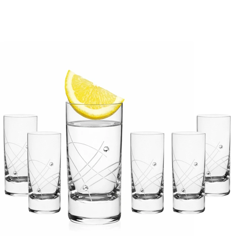 Poháre na pálenku Vodka Shot 70ml 27181 Crystals (6KS)