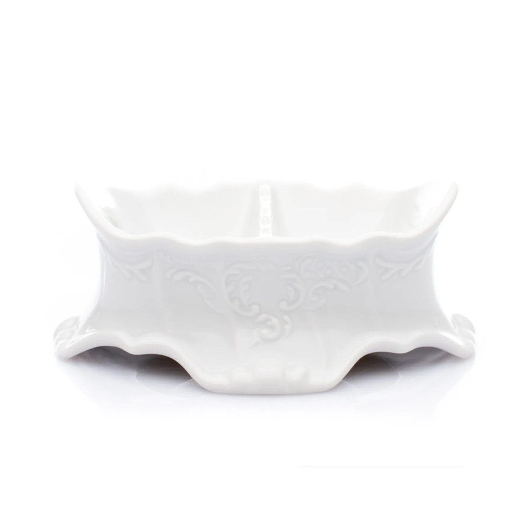 BERNADOTTE - soľnička-korenička, biela