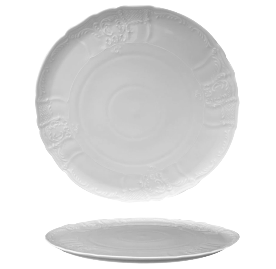 BERNADOTTE - Tanier na tortu 32 cm , biela