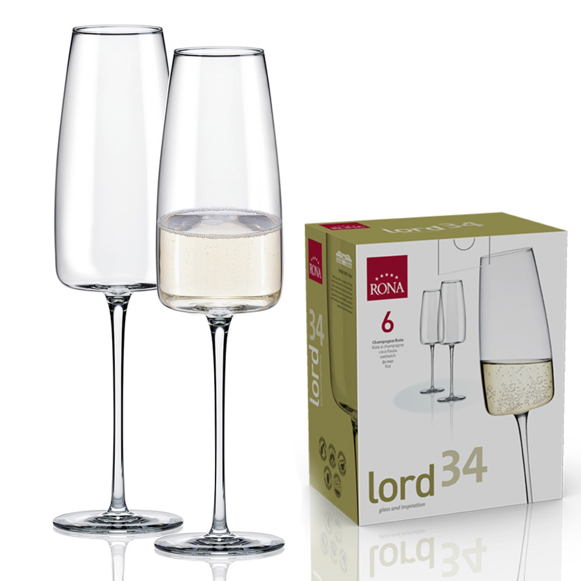 Pohár na sekt Lord 340ml (6ks)