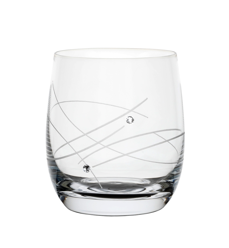 Pohár Globo Whiskey 350ml 27181 Swarovski Crystals (6KS)
