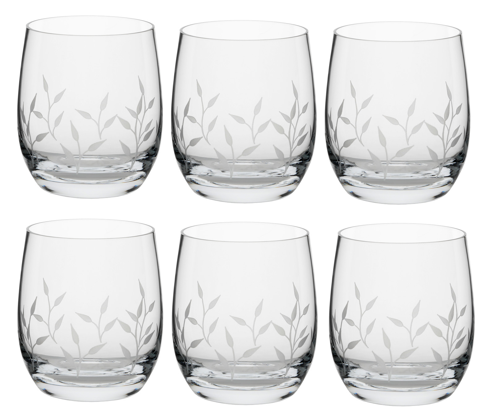 Poháre Globo Lístky 350ml 140 (6KS)