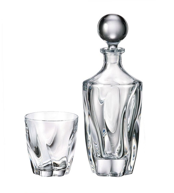 Barley twist set decanter 730ml + poháre 320ml (1+6)