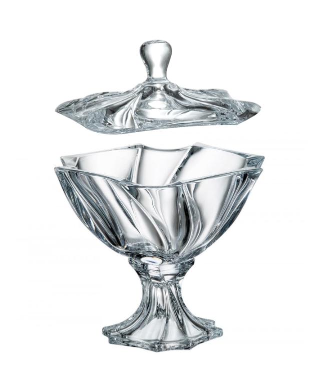 Krištáľová dóza Neptune 25,5 cm (1ks)