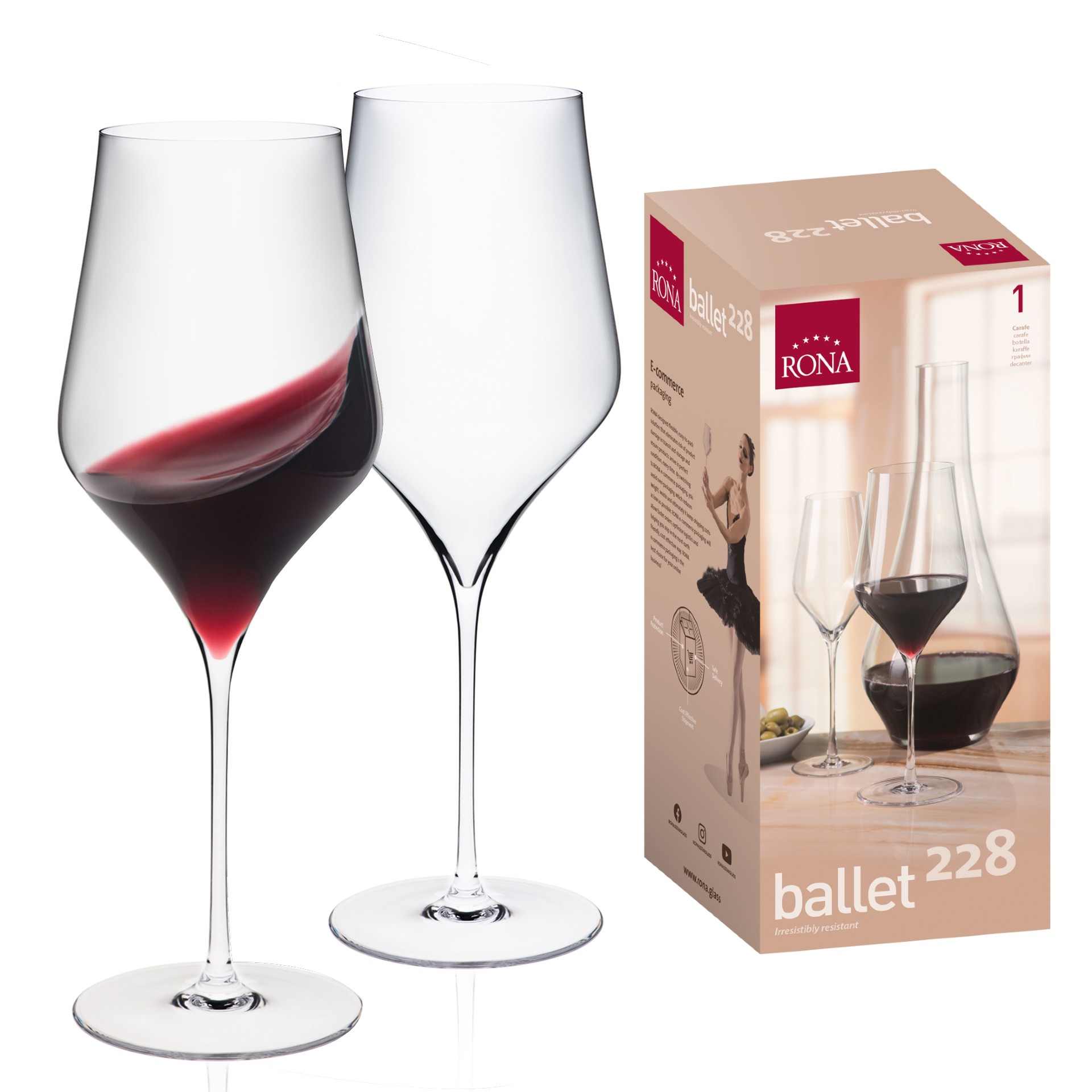Ballet 680ml červené víno (4KS)