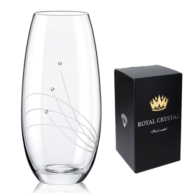 Váza 25cm 5691 30538 Crystals