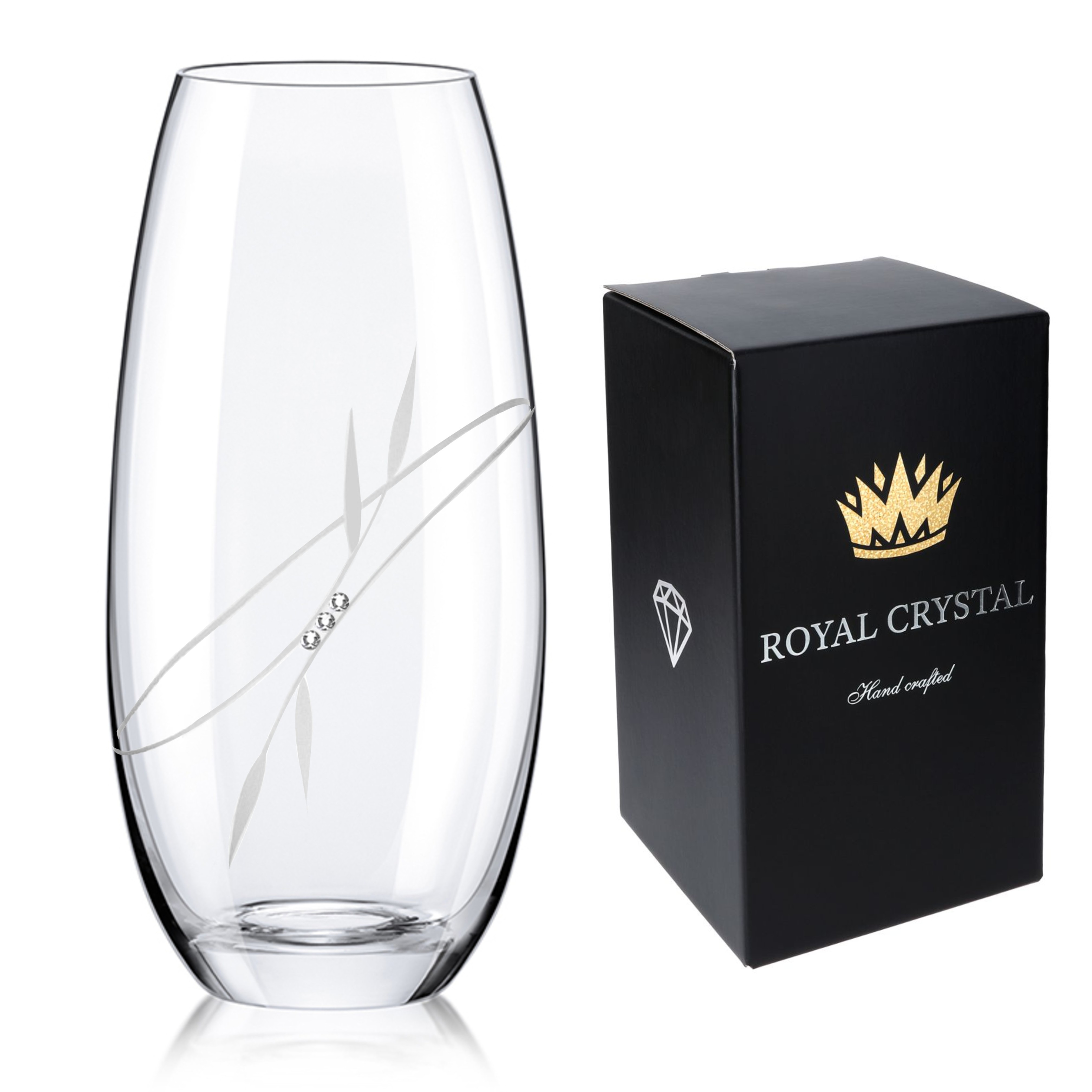 Váza 25cm 5691 139 Crystals