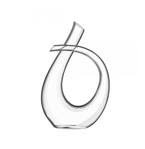 Ručne fúkaná karafa PEGASUS 34cm H337 