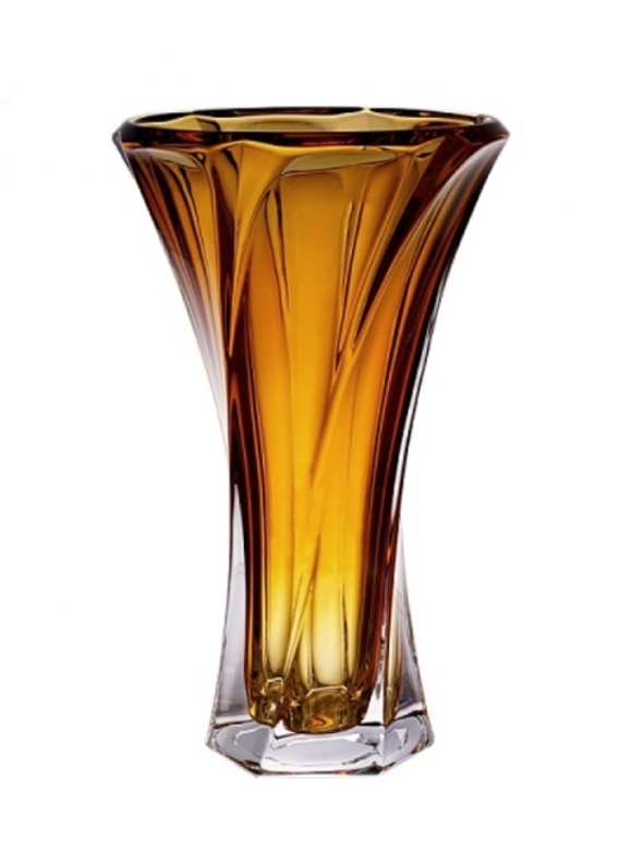 Aurum Mozart Krištáľová váza Amber 32 cm 