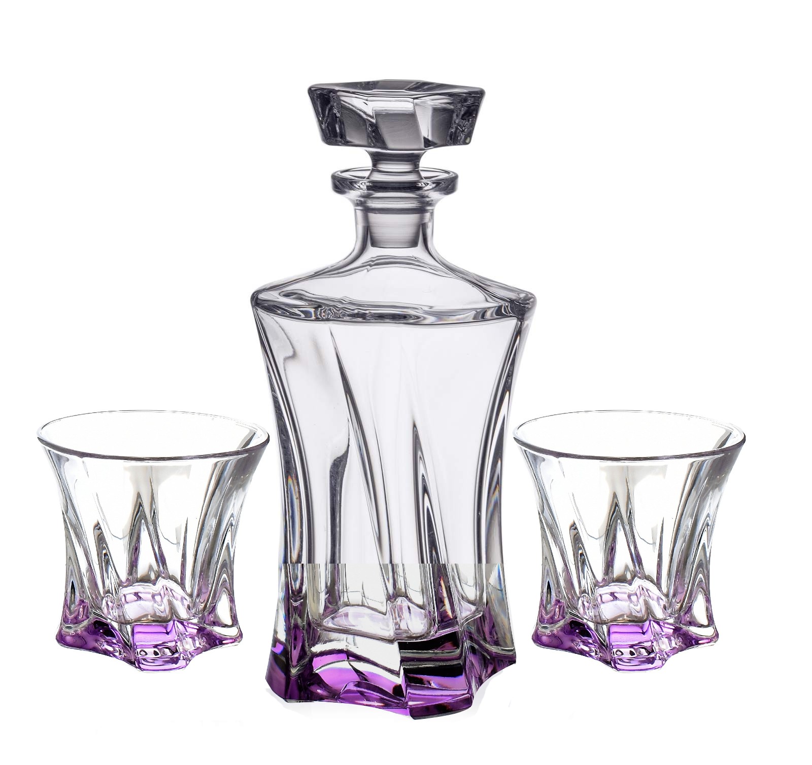 Aurum Cooper Whiskey set Amethyst (1+2ks)