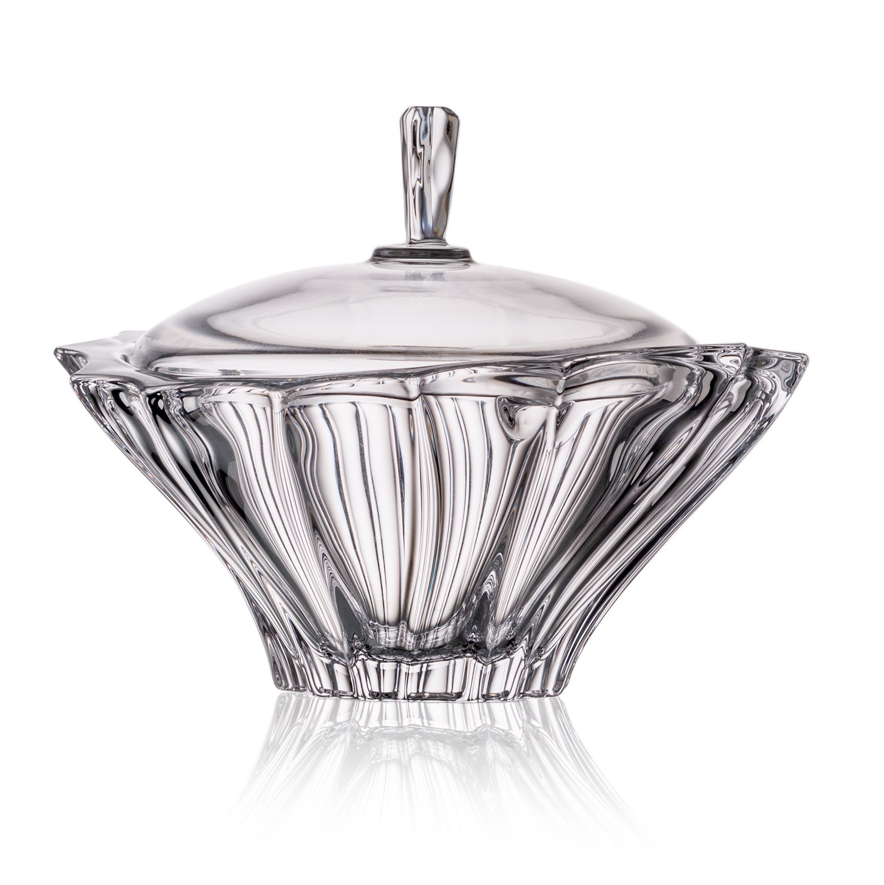 Aurum Plantica krištáľová dóza 22cm