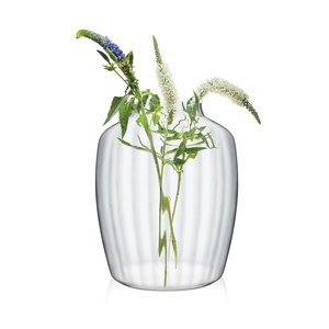 Váza na kvety Ambiente optical s optišovým prevedením 23cm 5446