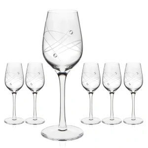 Súprava pohárov na likér UNI 75ml 27181 Crystals (6ks)
