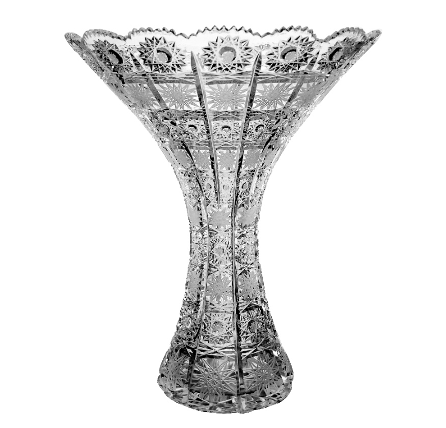 Krištáľová brúsená váza 30,5 cm PK500 1237
