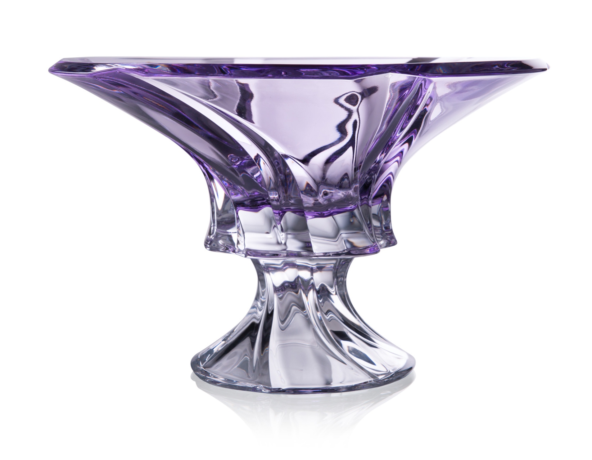 Aurum Oklahoma veľká misa na nohe Amethyst 30,5 cm 