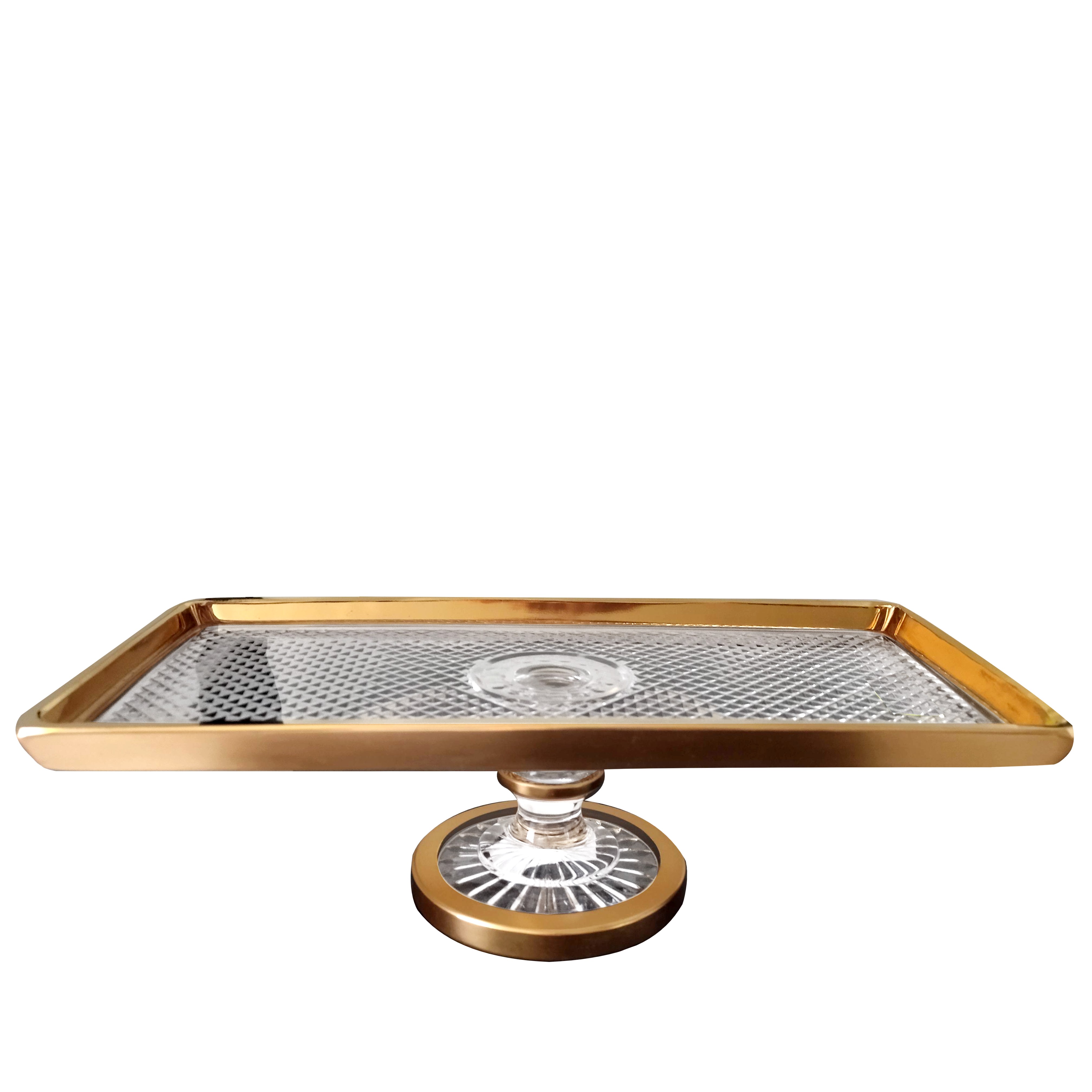 Brúsená tácka na nohe ZL 32 cm 24111