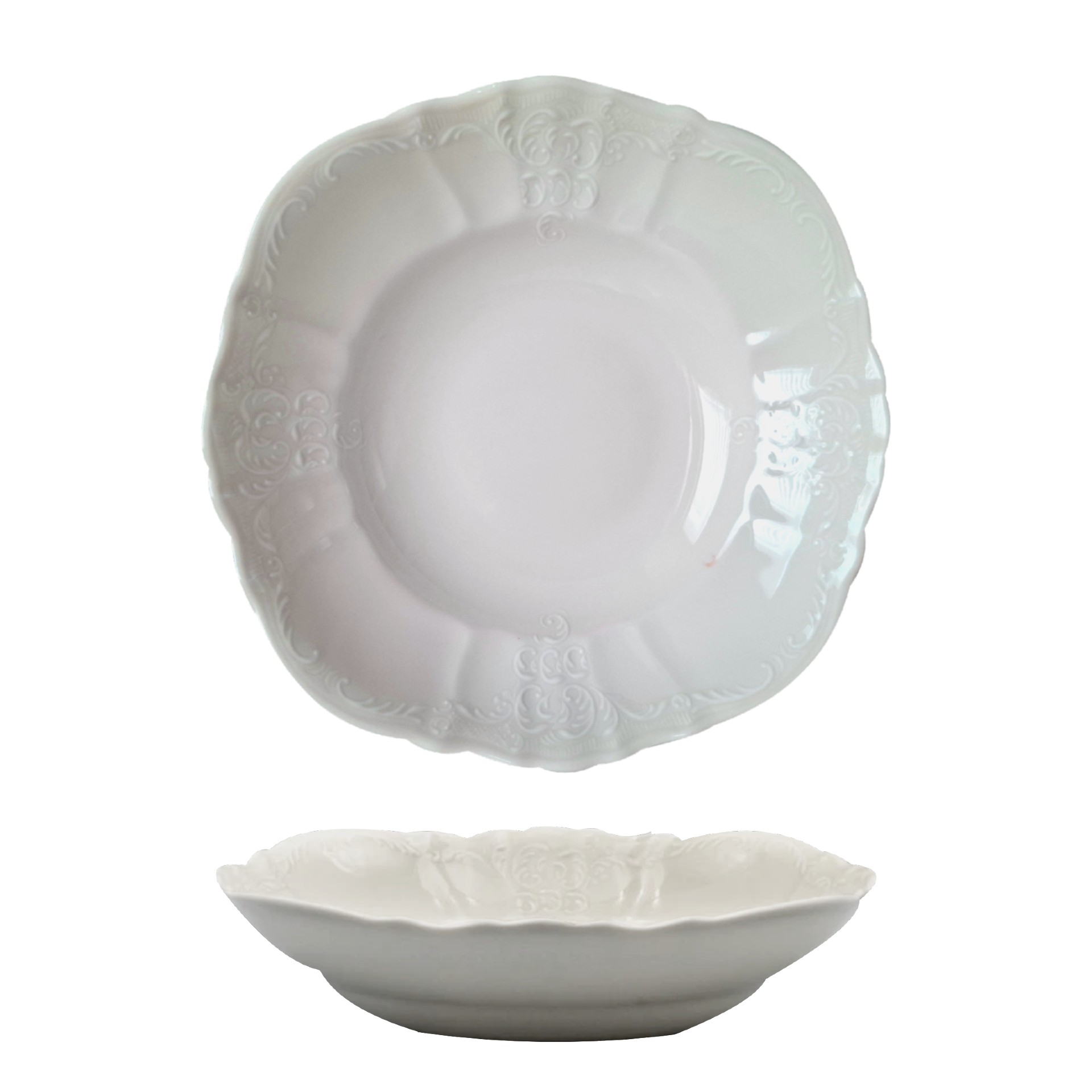 BERNADOTTE - Kompót. misa 16cm  I.A., slonová kosť 