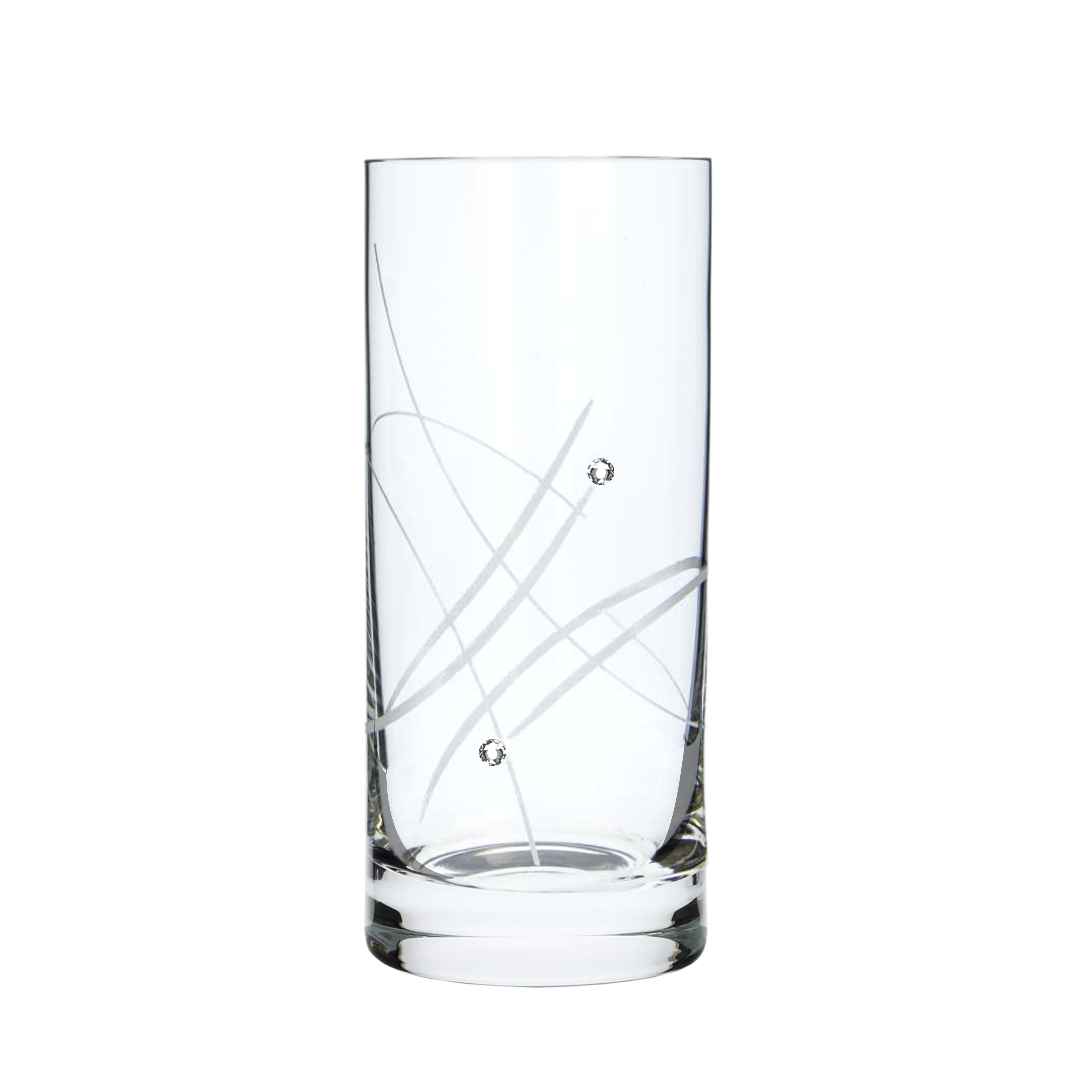 Poháre na vodu 250ml Long drink 27181 Crystals (6 ks)