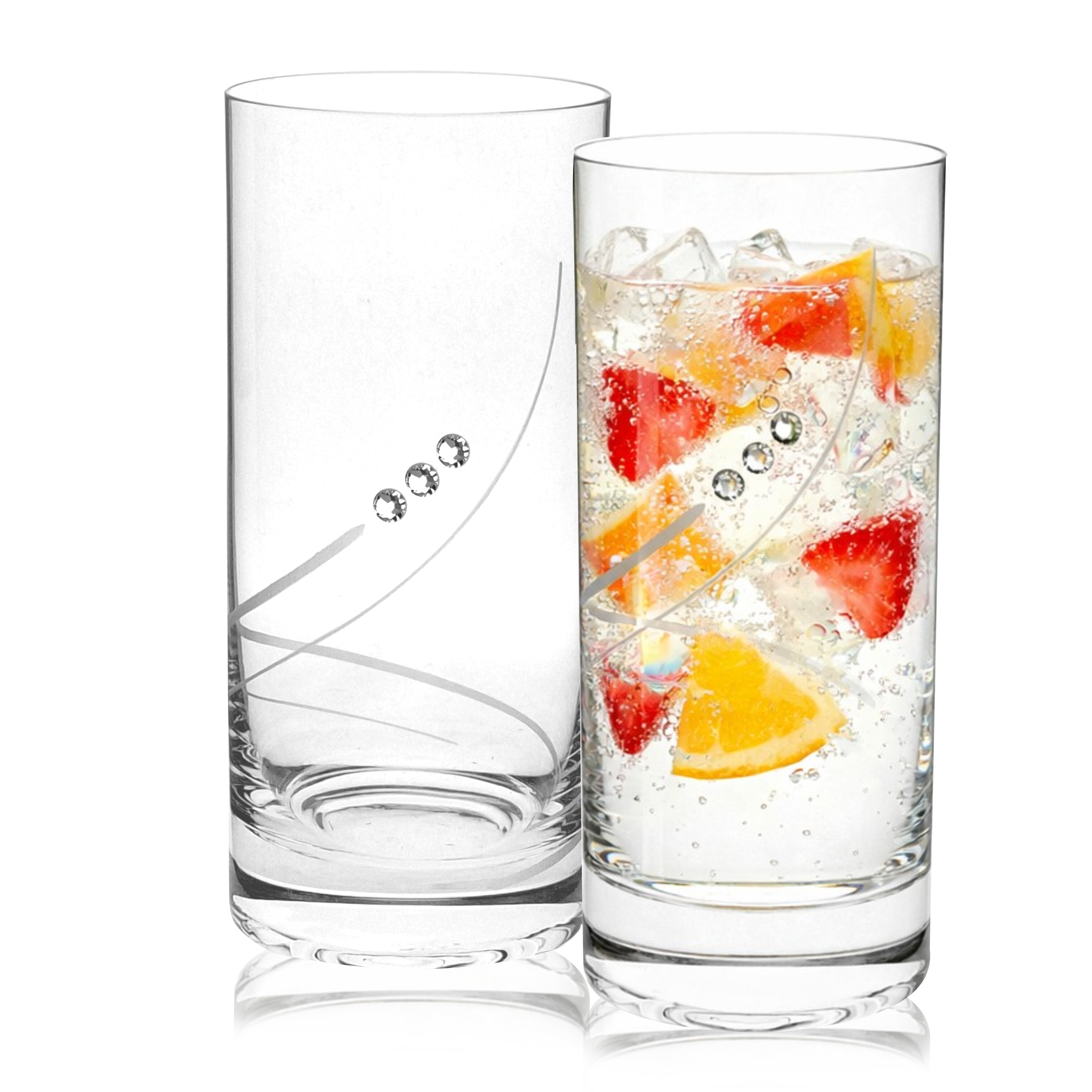 Poháre na vodu 250ml dekor 34799 Crystals (4ks)