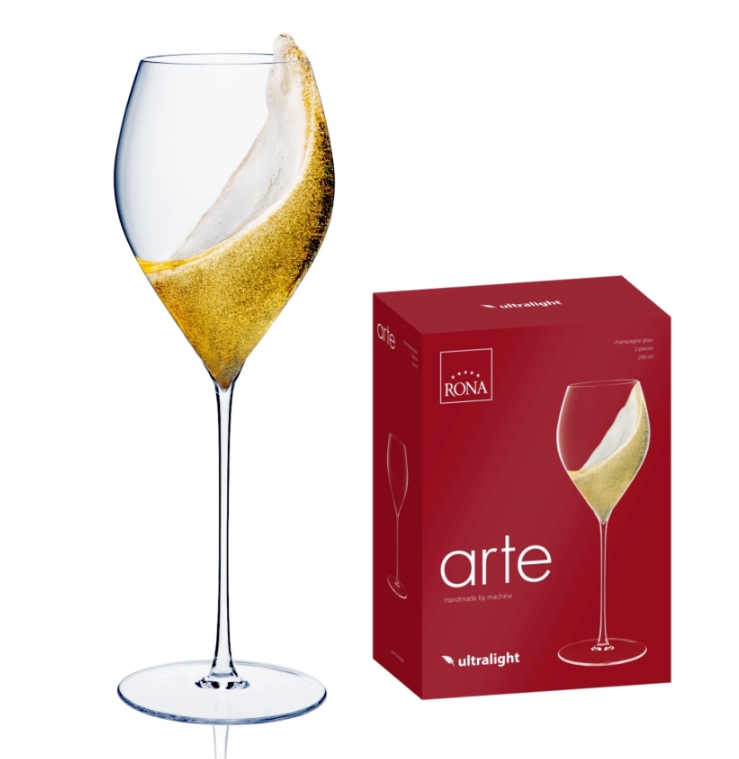 Poháre na prosecco, šampanské ARTE 290ml (2ks)