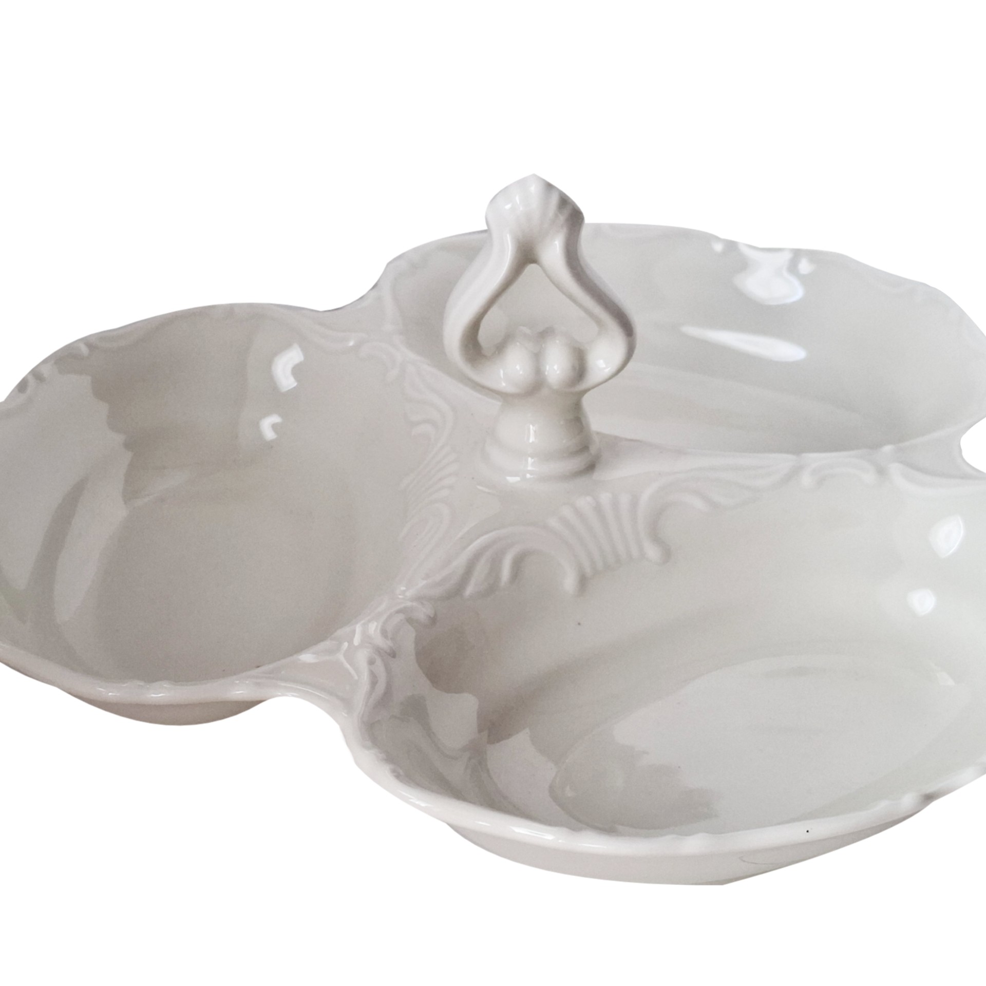 OFÉLIA - Kabaret malý 3-dielny 23cm, slonová kosť, II. akosť