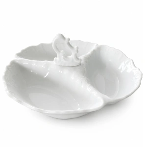 BERNADOTTE - Misa 3-dielna kabaret 23cm, biela II.akosť