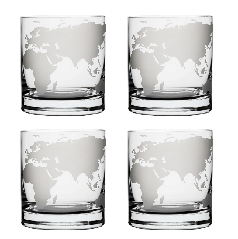 Poháre na vodu a whisky GLOBUS 300ml (4ks)