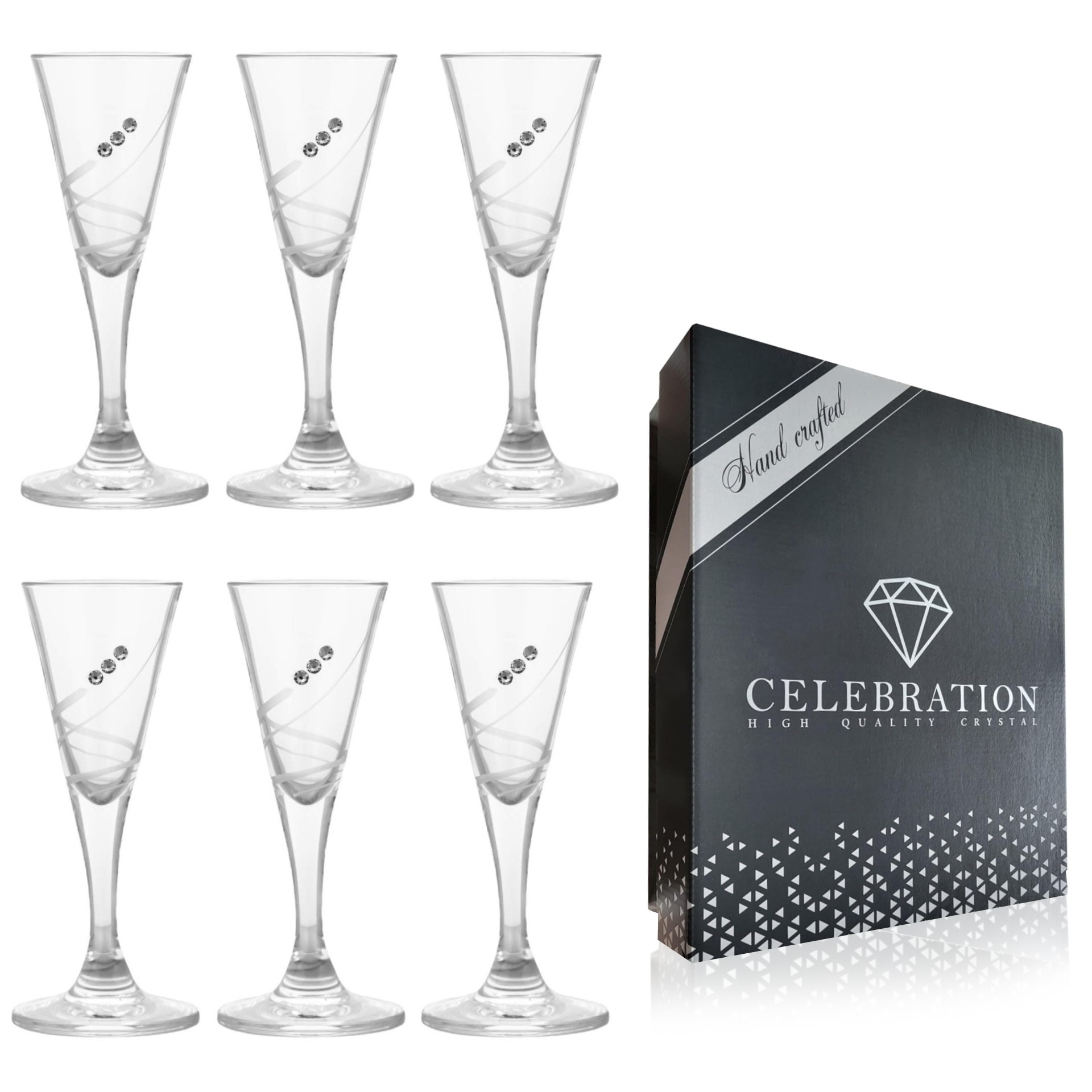 Poháre na Likér 25ml 34799 Crystals (6 ks)