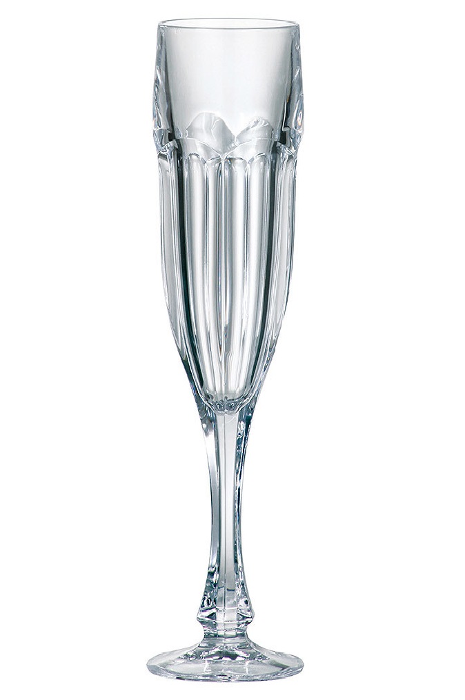 Krištáľový pohár na šampanské Safari 150ml (6ks)