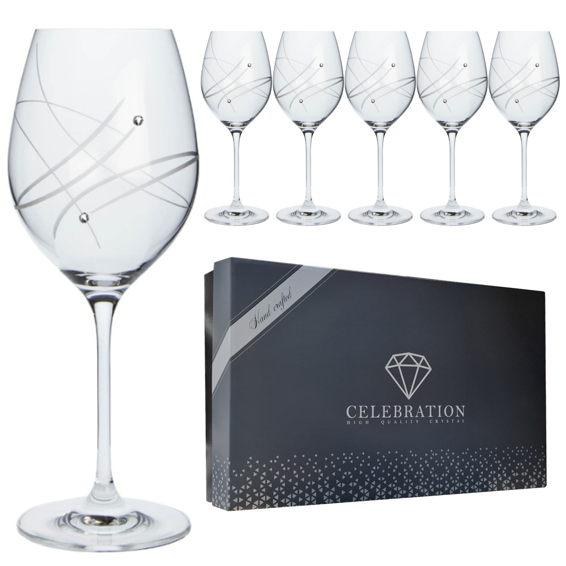 Pohár na víno Celebration 470ml 27181 Crystals (6KS)