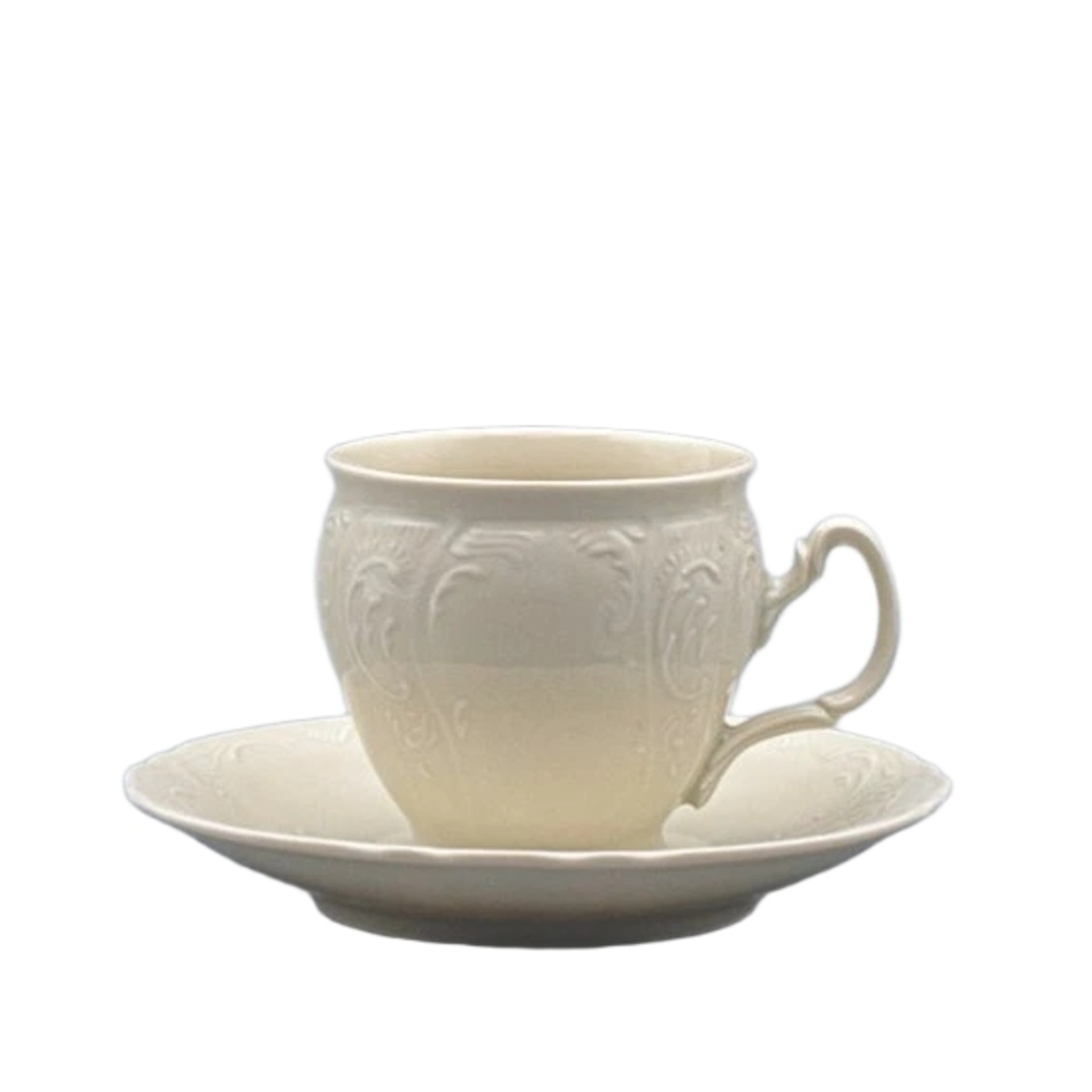 BERNADOTTE šálka s podšálkou na mocca set 6KS 90ml slon.kosť, E0011000SL