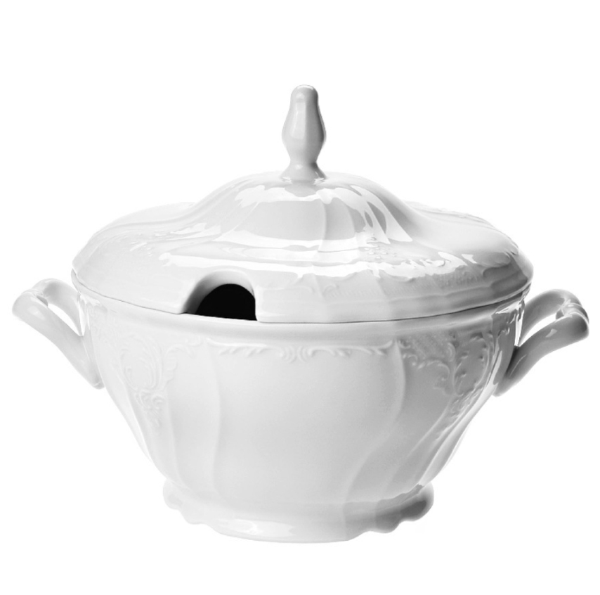 BERNADOTTE - Polievková misa 2,5L, biela