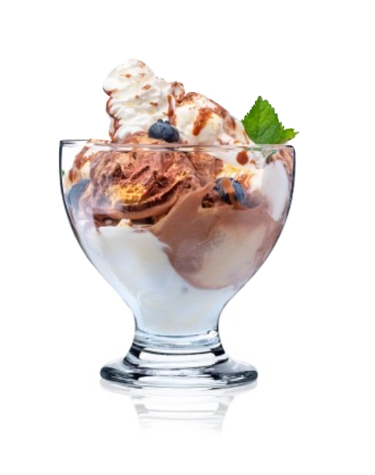 Zmrzlinový pohár CLEAR 380ml (6ks)