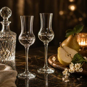 Luxusný set pohárov Grappa 70 ml 30538 Swarovski Crystals (6 ks)