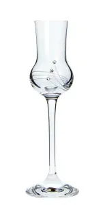 Poháre  na pálenku Grappa 70 ml 30538 Swarovski Crystals (6KS)