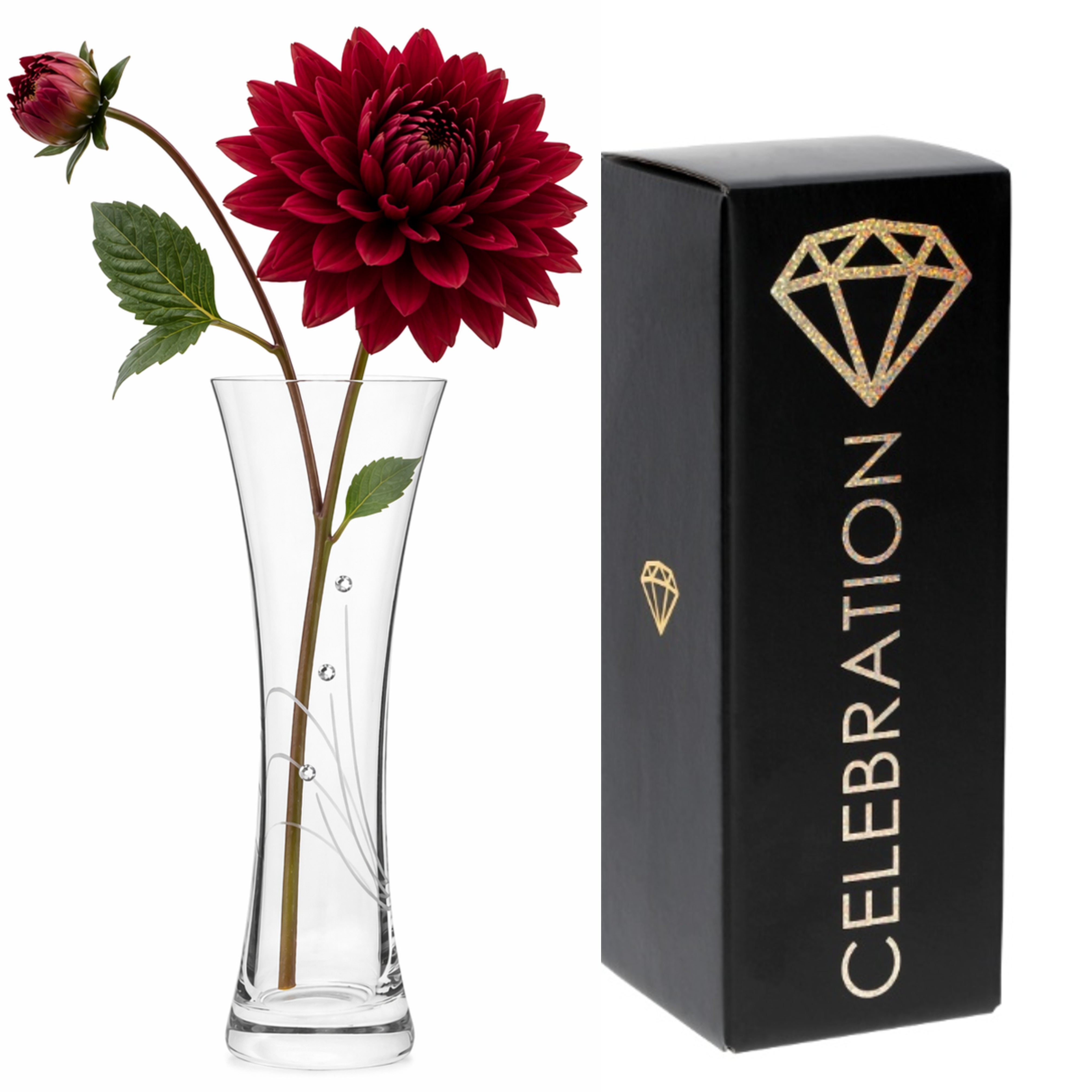 Váza 19,5cm 30538 Crystals (1ks)