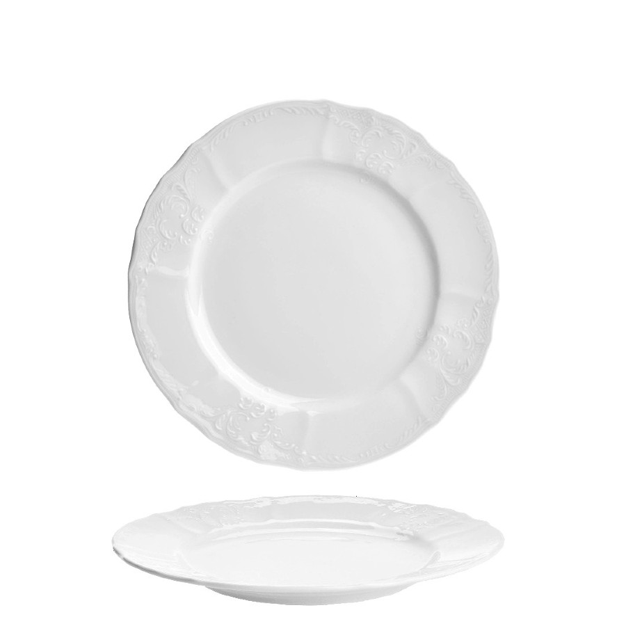 BERNADOTTE - dezertný tanier 19cm, II.A. biela