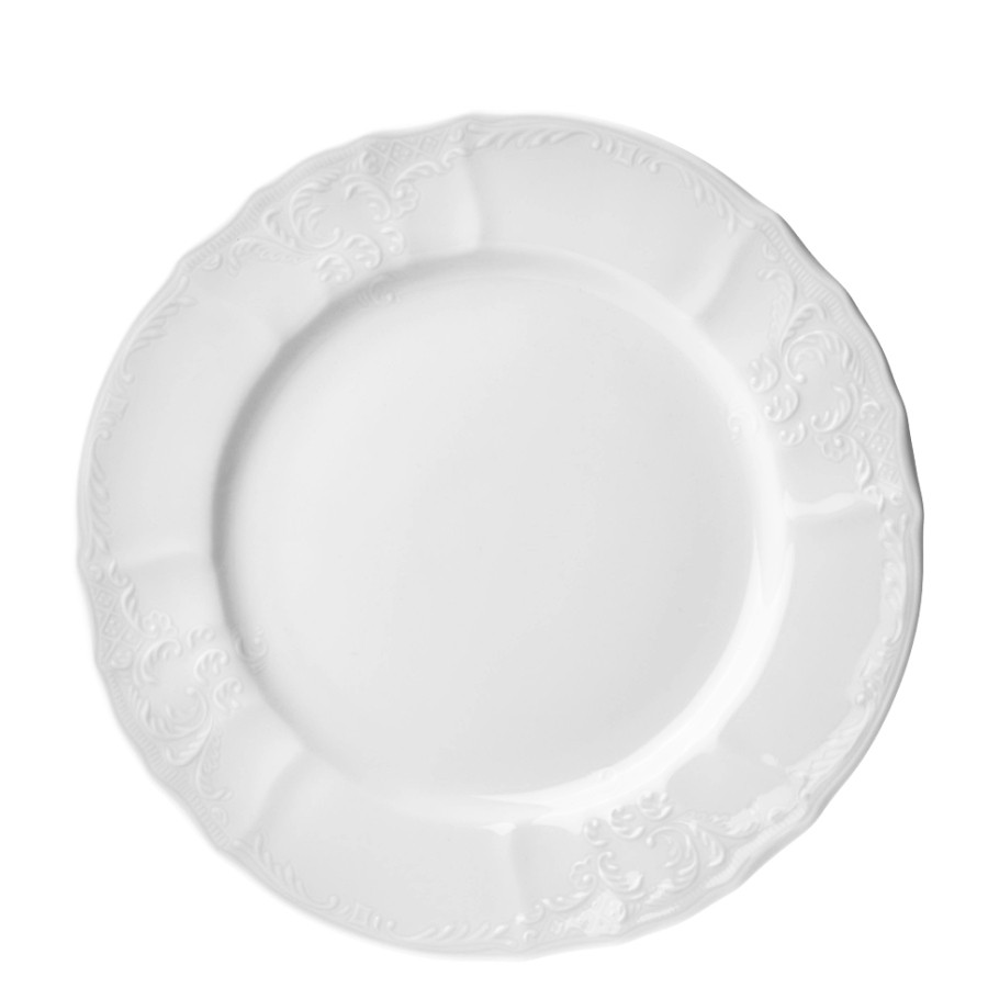 BERNADOTTE - misa plytká 30 cm, biela