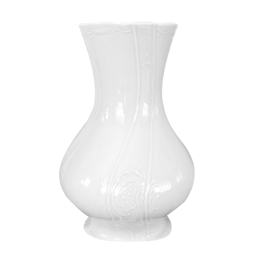 BERNADOTTE - váza 23 cm, biela