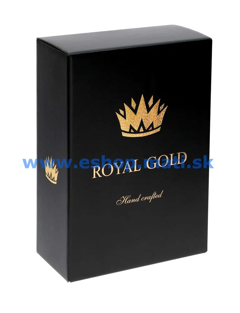 Kalich na víno Royal Gold 360ml 40352 Swarovski Crystals (2KS)