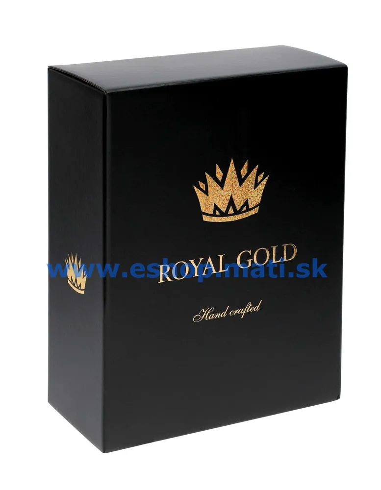 Kalich na víno Royal Gold 470ml 40352 Swarovski Crystals (2KS)
