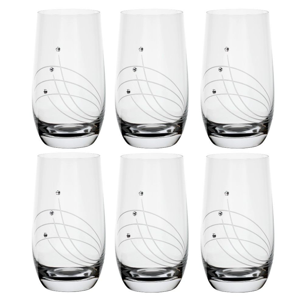 Poháre Globo 390ml 30538 Swarovski Crystals (6KS)