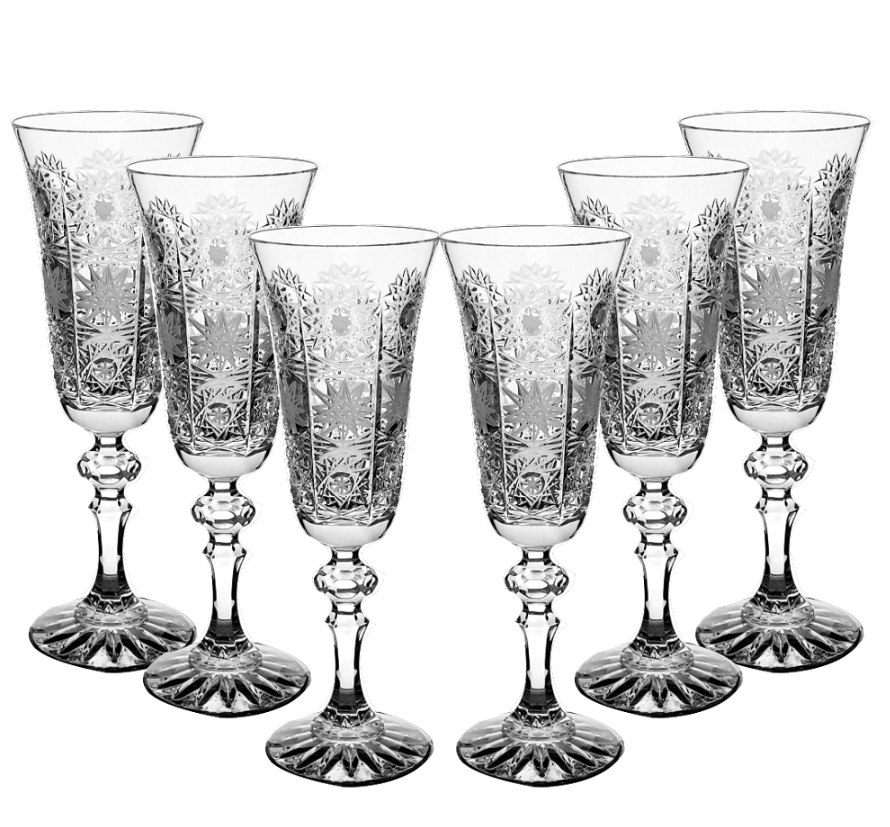 Krištáľové poháre na sekt 150ml PK500 1237 (6ks)