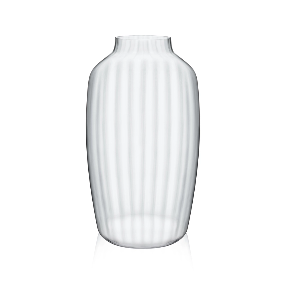 Váza na kvety Ambiente optical s optišovým prevedením 30cm 5446/P