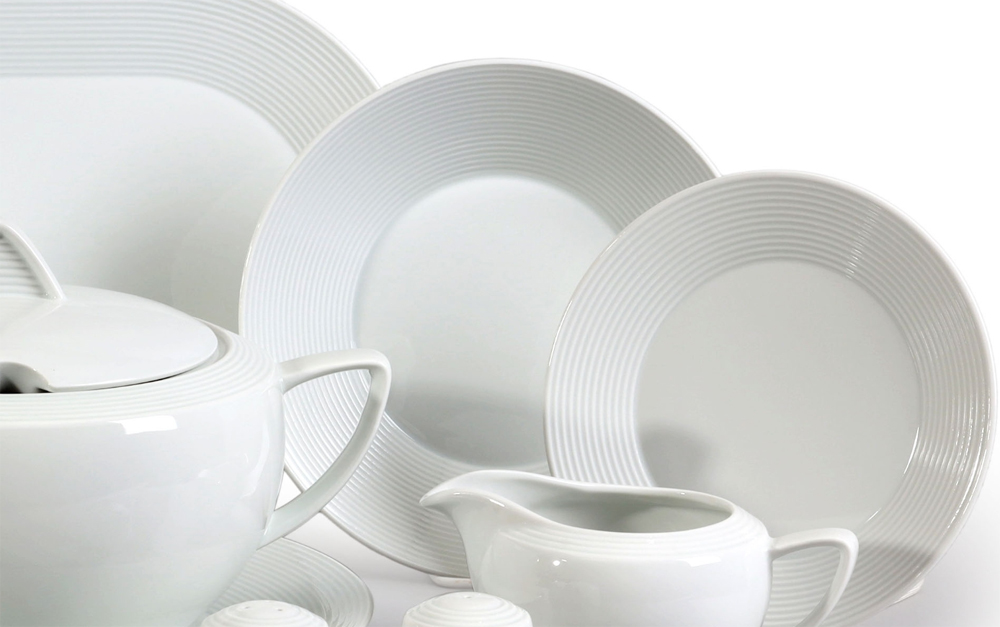 Tanierová súprava Thun LEA 18D II.akosť biela