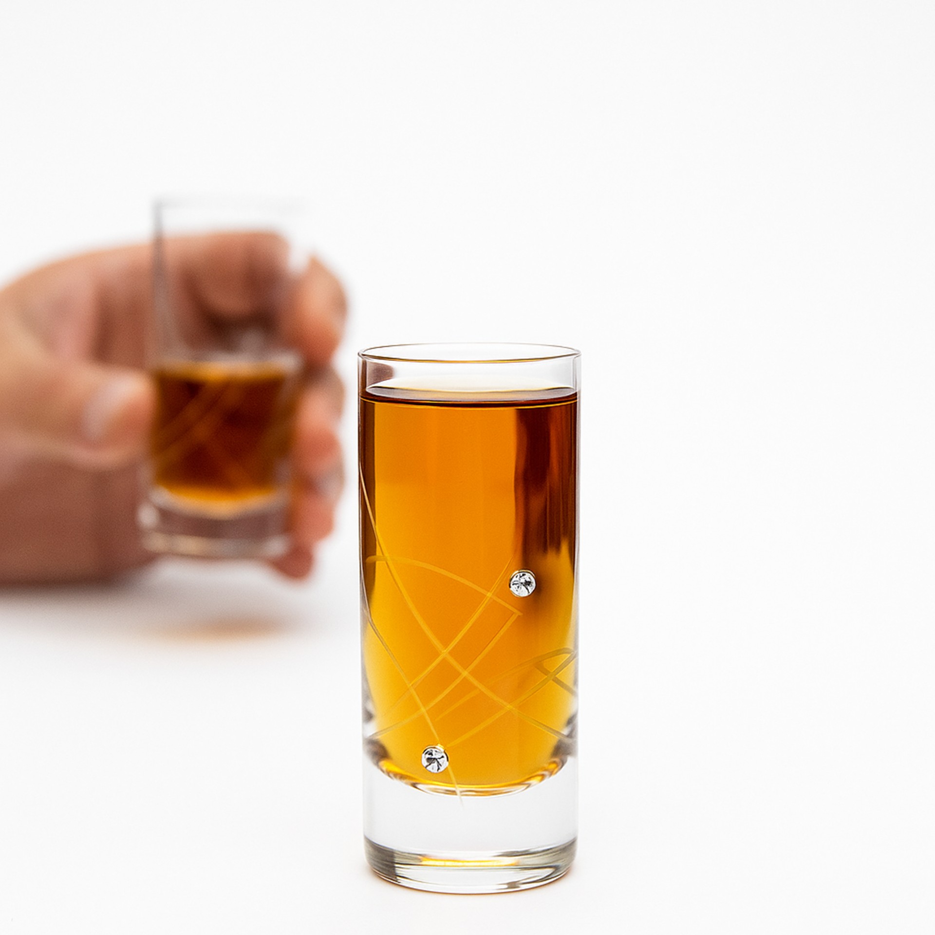 Poháre na pálenku Vodka Shot 70ml 27181 Crystals (6KS)