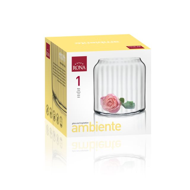 Váza 18,5cm s optišovým prevedením 5476/P