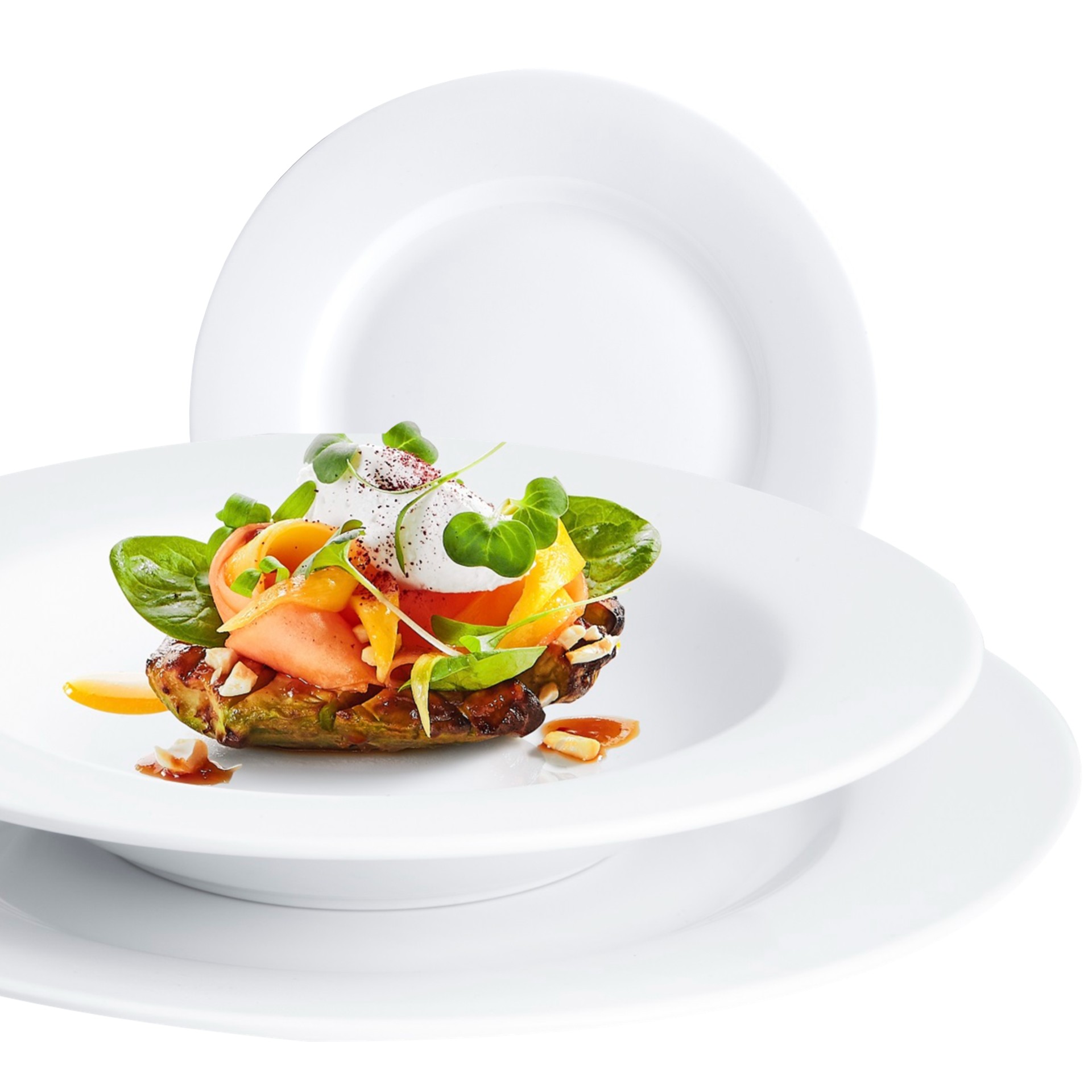 Biely hlboký tanier PURE PREMIUM 23,7 cm (1 ks)